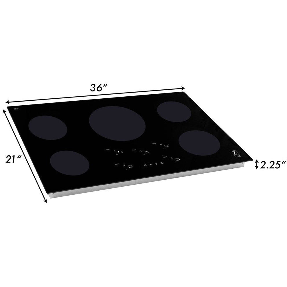 ZLINE 36" Induction Cooktop with 5 burners RCIND-36